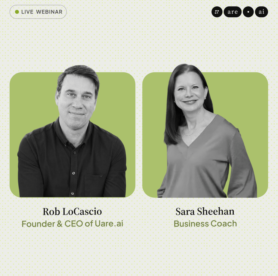 Sara Sheehan Has Spent 30 Years Making Transformations Stick. Now Her Individual AI Helps Her Reach Every Leader Who Needs Her. — Wednesday, August 26, 2026 · 2:00 PM PT. Register on Zoom.